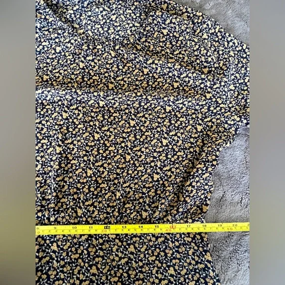 Uniqlo Georgette Printed Halfsleeve Flare Dress size XL - Picture 12 of 15